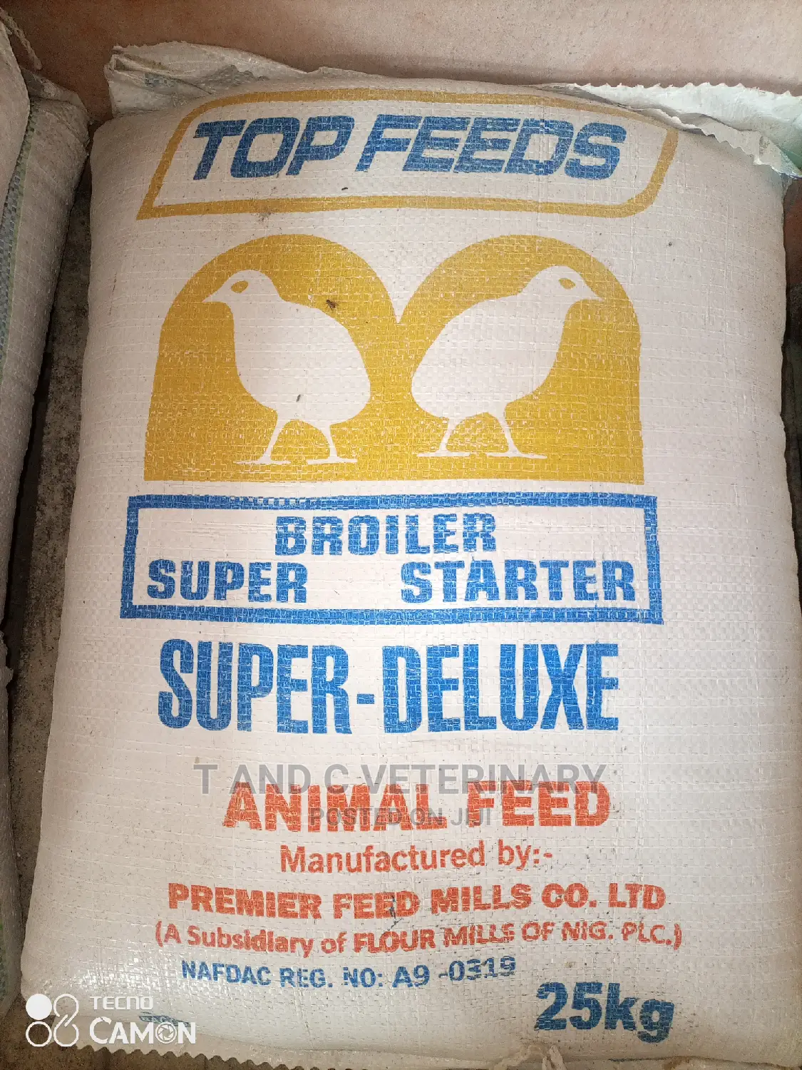 Topfeed Broiler Super Starter Poultry Chicken Feed 25kg