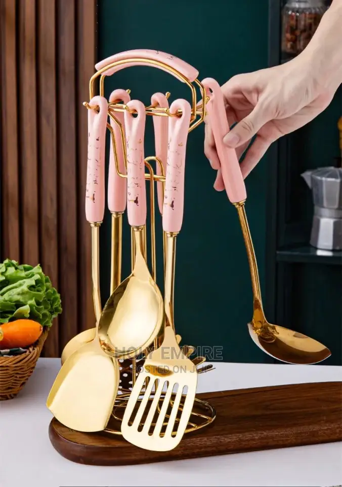 7 PCS 304 Stainless Steel Kitchen Cooking Utensil Tools Set