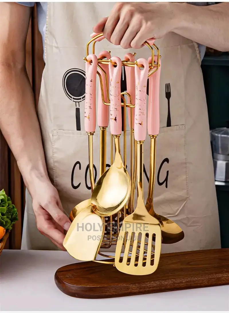 7 PCS 304 Stainless Steel Kitchen Cooking Utensil Tools Set