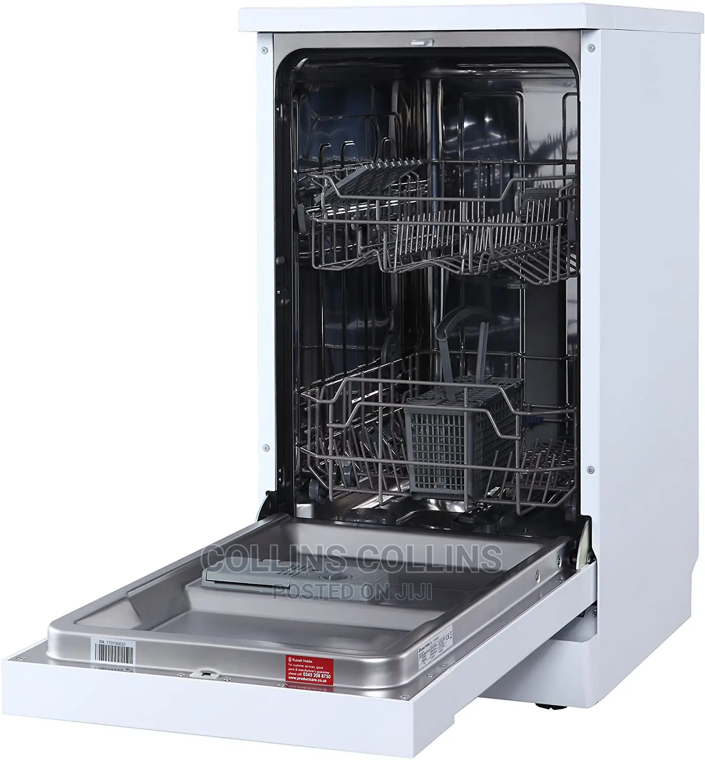 Russell Hobbs White Slimline Freestanding Dishwasher Rhsldw4