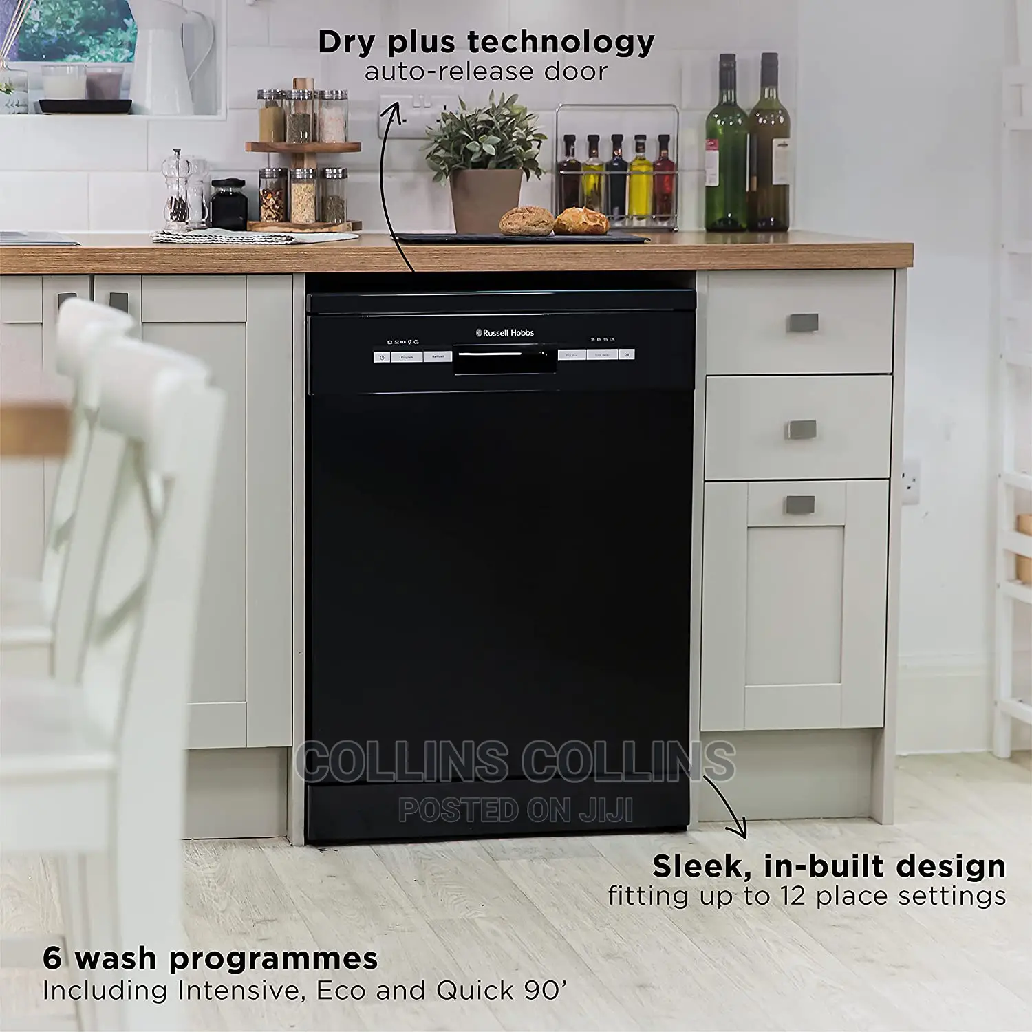 Russell Hobbs Rhdw3b Freestanding Full Size Dishwasher
