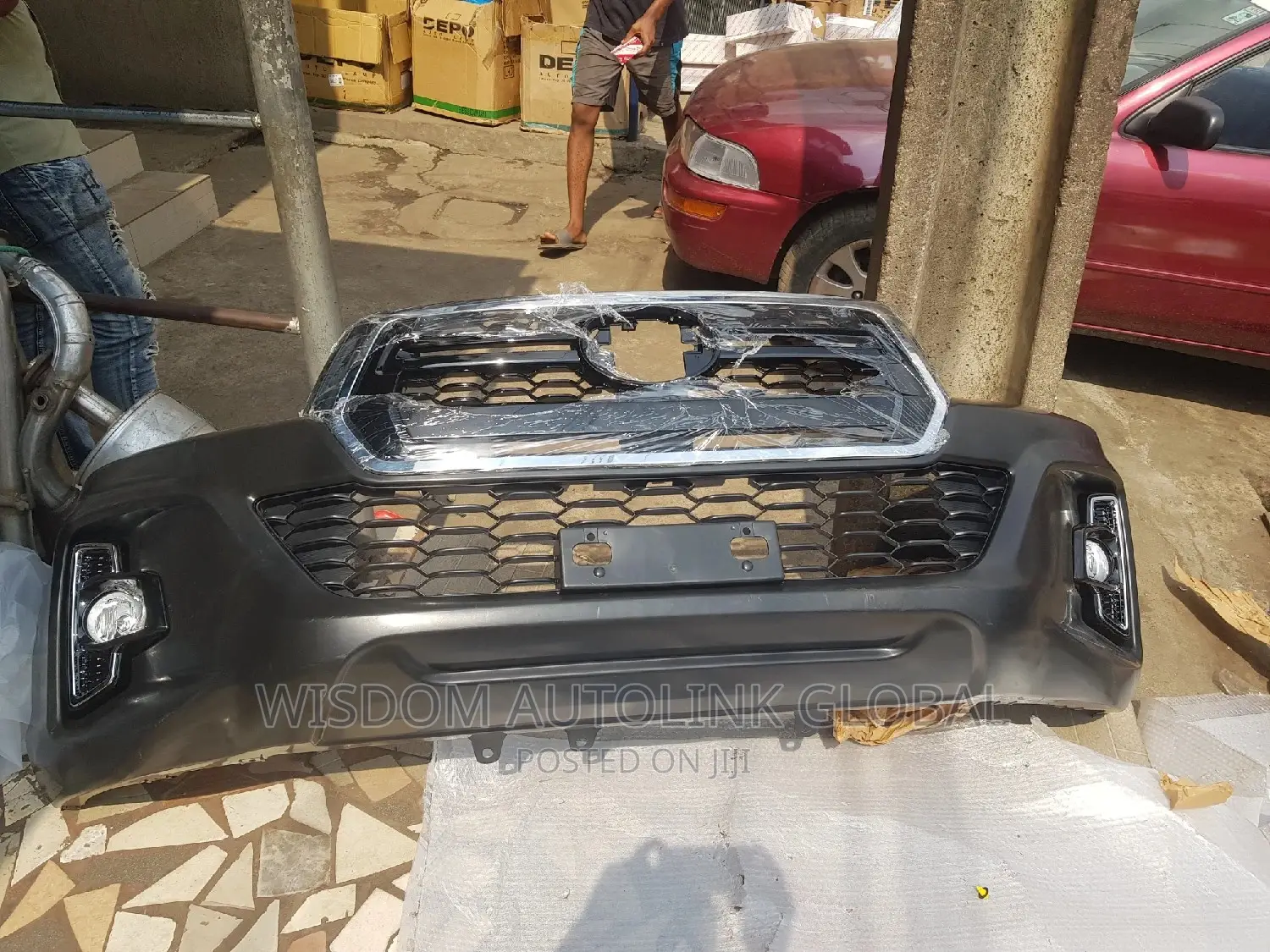 Complete Front Bumper For Toyota Hilux 2018-2020 Tigerface Available