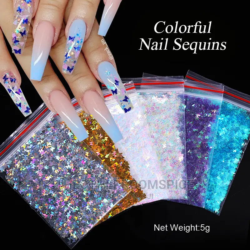 Acrylic Nail Glitter Polygel Nail Art Shimmer