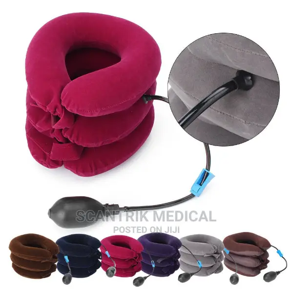 Adjustable Neck Pillow and Brace for Pain Relief Travel