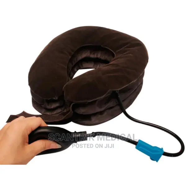 Air Inflatable Pillow Cervical Neck Traction Support Brace