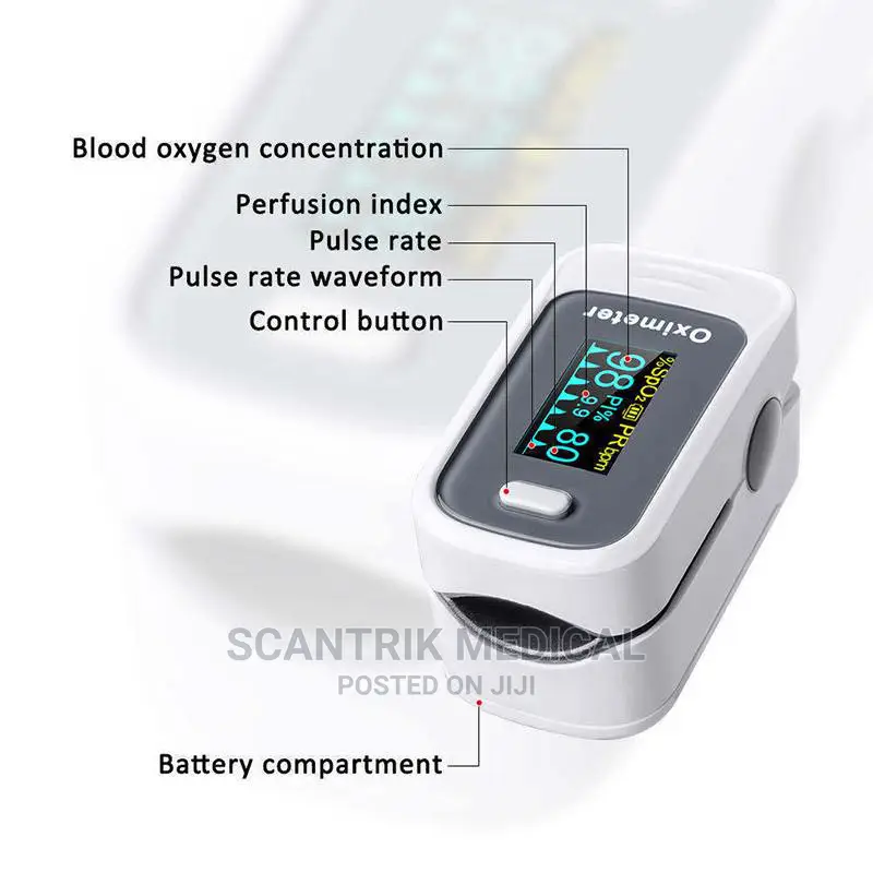 Medical Portable Finger Pulse Oximeter Blood Oxygen Heart