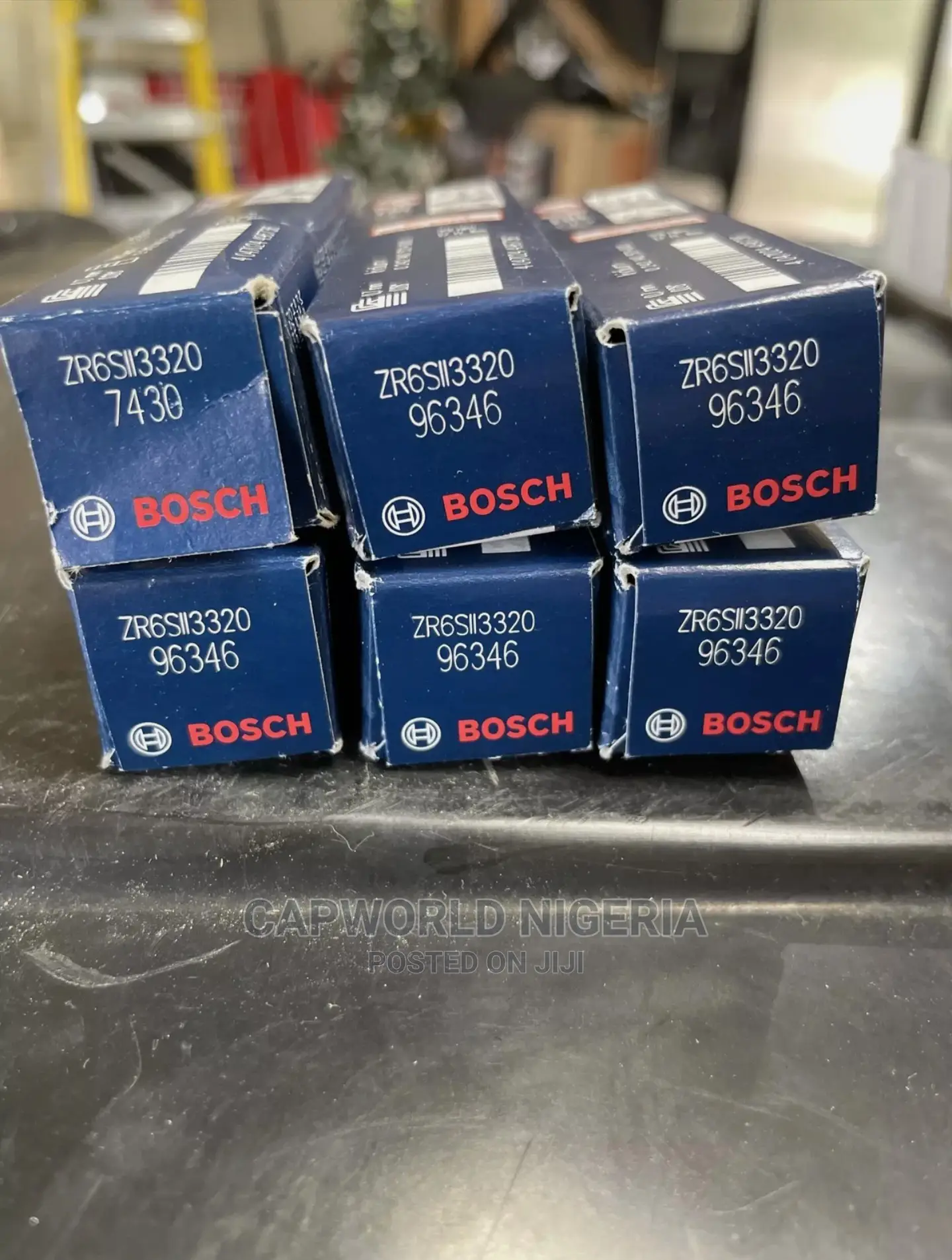 6pcs- Genuine Bosch Double Iridium Spark Plugs ZR6SII3320