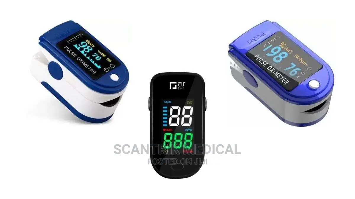 Finger Pulse Oximeter Display Automatic Health Care Device