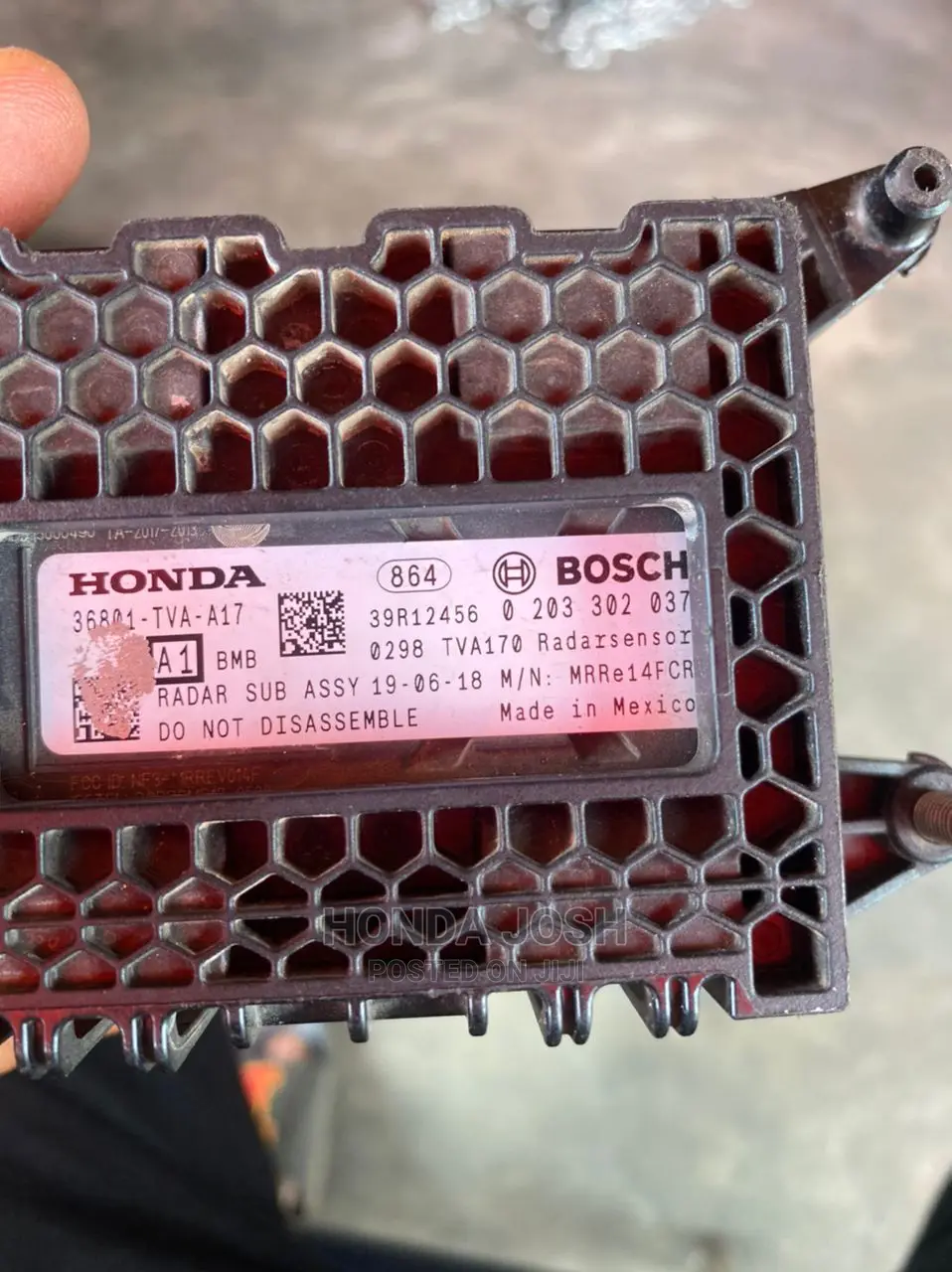 Radar Sensor Cover 2018- 2020 Honda Accord (Honda Sensing)