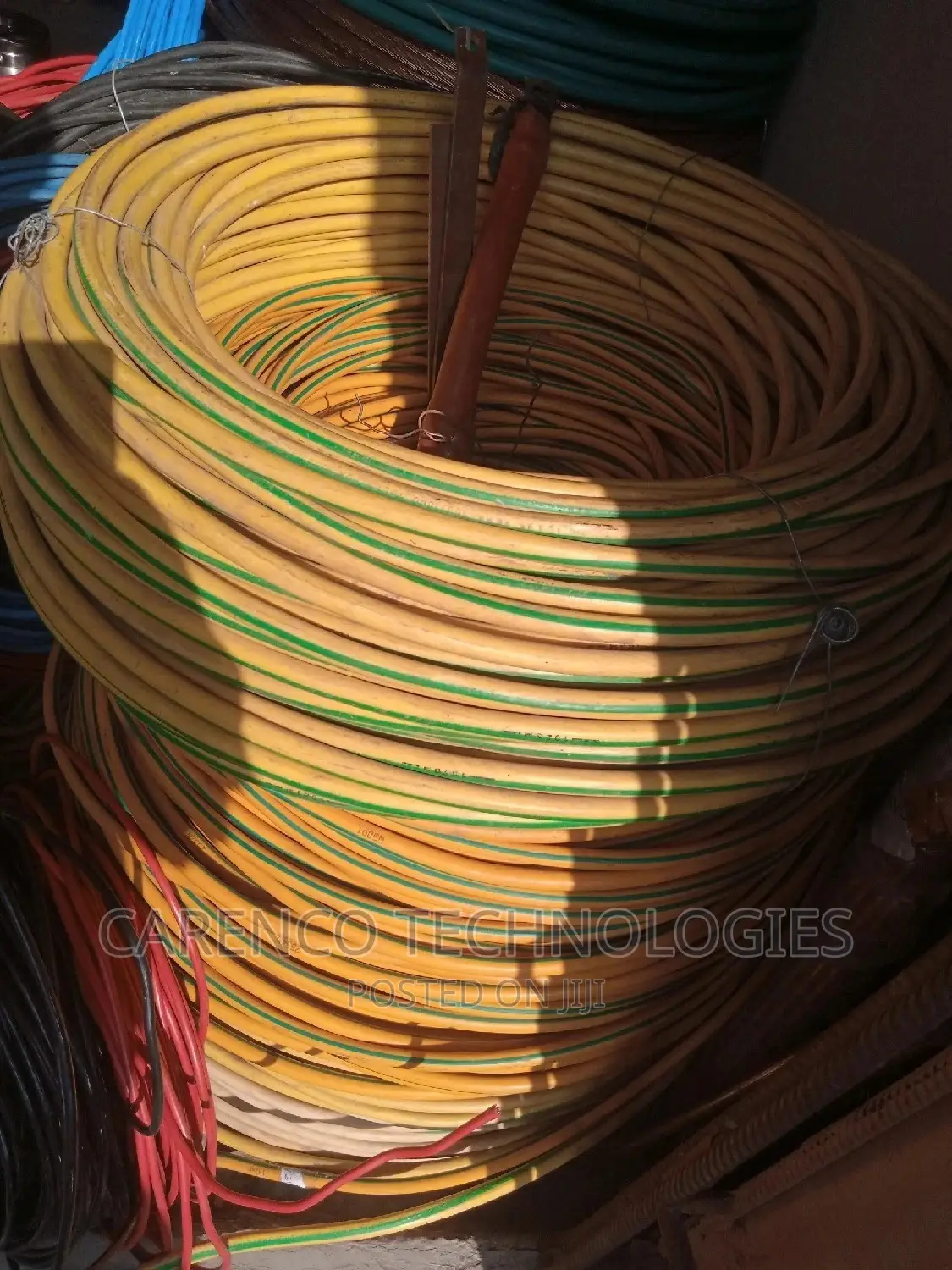Quality 70mm 1core Green and Yellow Cable ( Nigerchin)