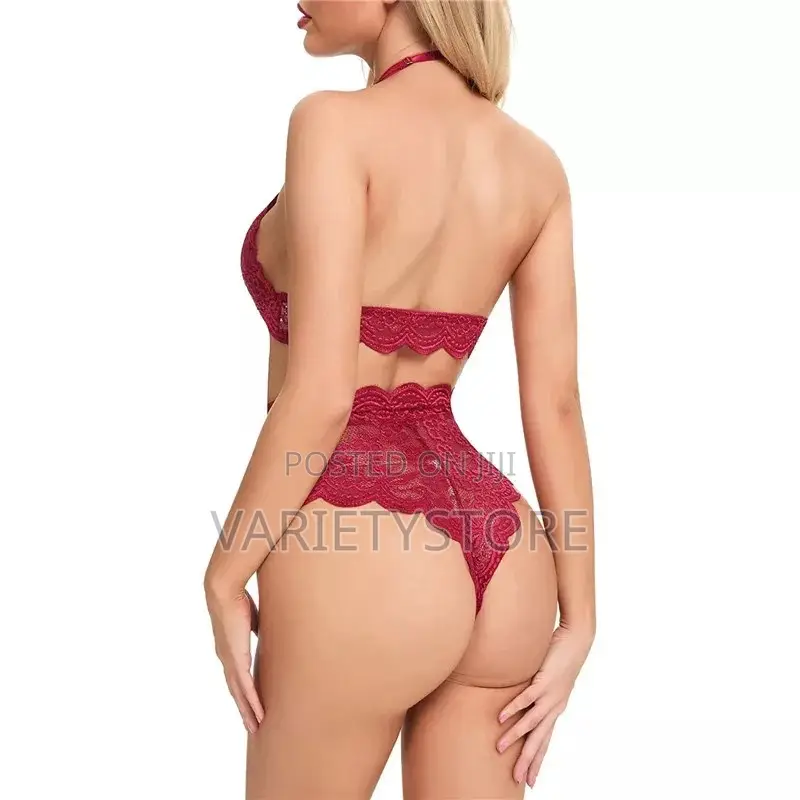 Sexy Lingerie Bow-Knot Wireless Mesh Ruffle Sensual Lingerie