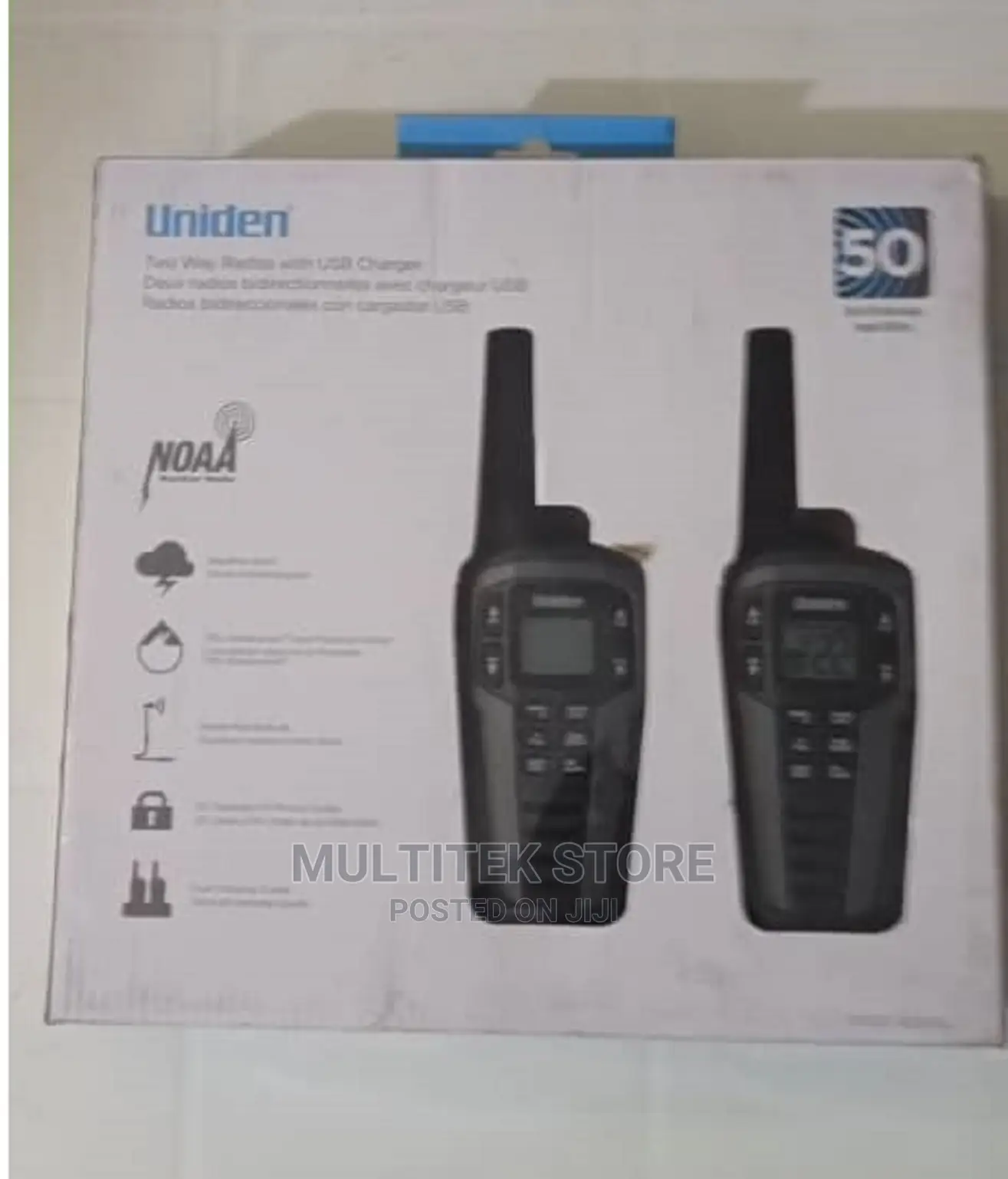 Uniden Two Way Radios With USB Charger
