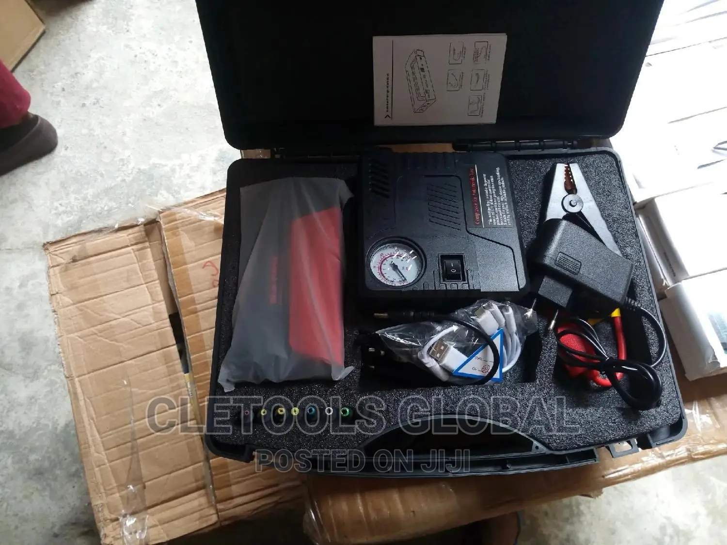 Power Bank for Car Battery With Air Compressor