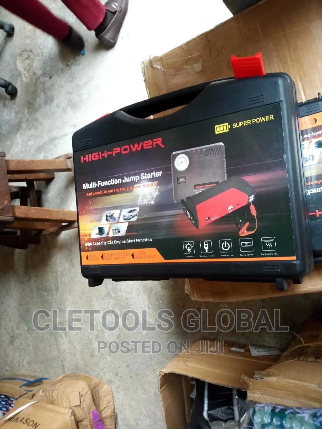 Power Bank for Car Battery With Air Compressor