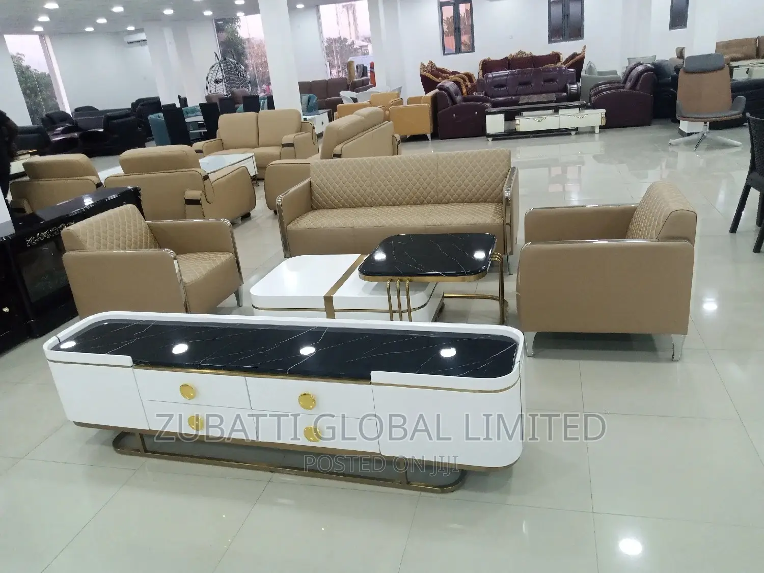 Italian Sofa Set Cushion Wt Tv Stand Coffee Center Table