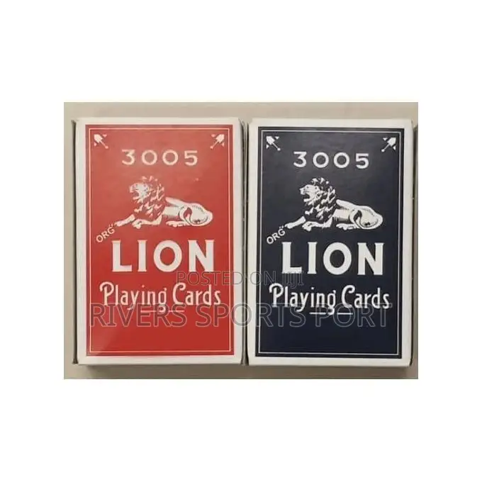 Lion 3005 Playing Card. Poker Card