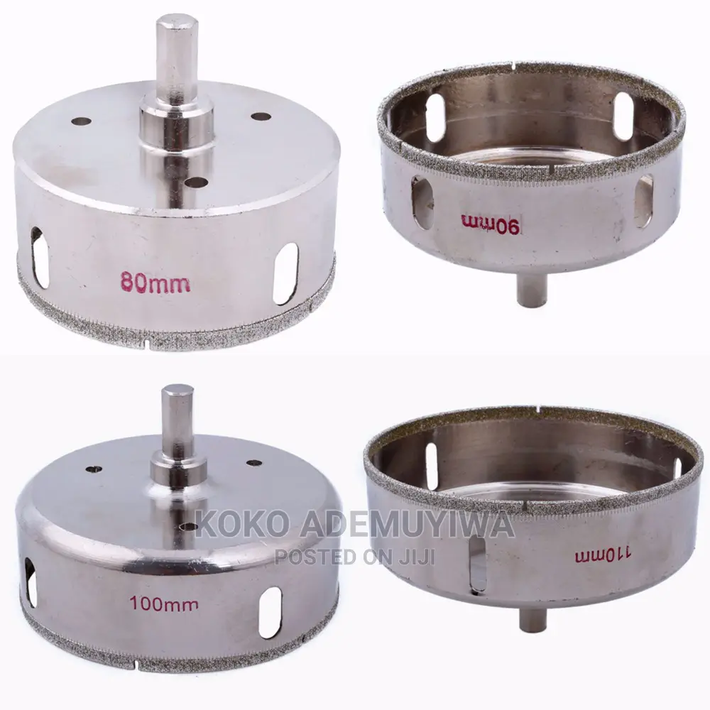 80mm Diamond Drill Bit, Hole Saw for Tiles and Glass