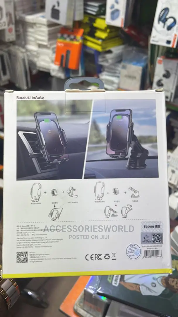 Baseus 15w Light Electric Holder Wireless Charger