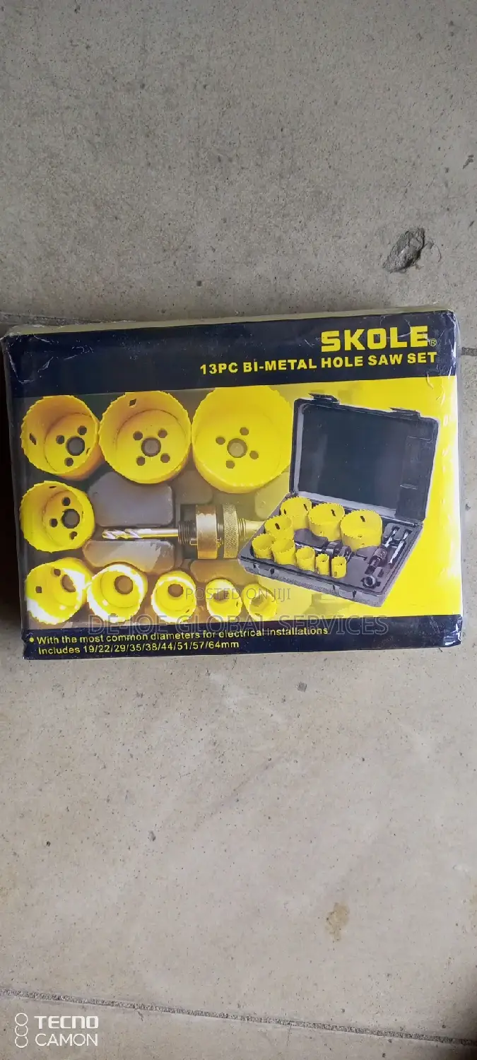 Set of Metal Hole Saw 13pcs (Skole)
