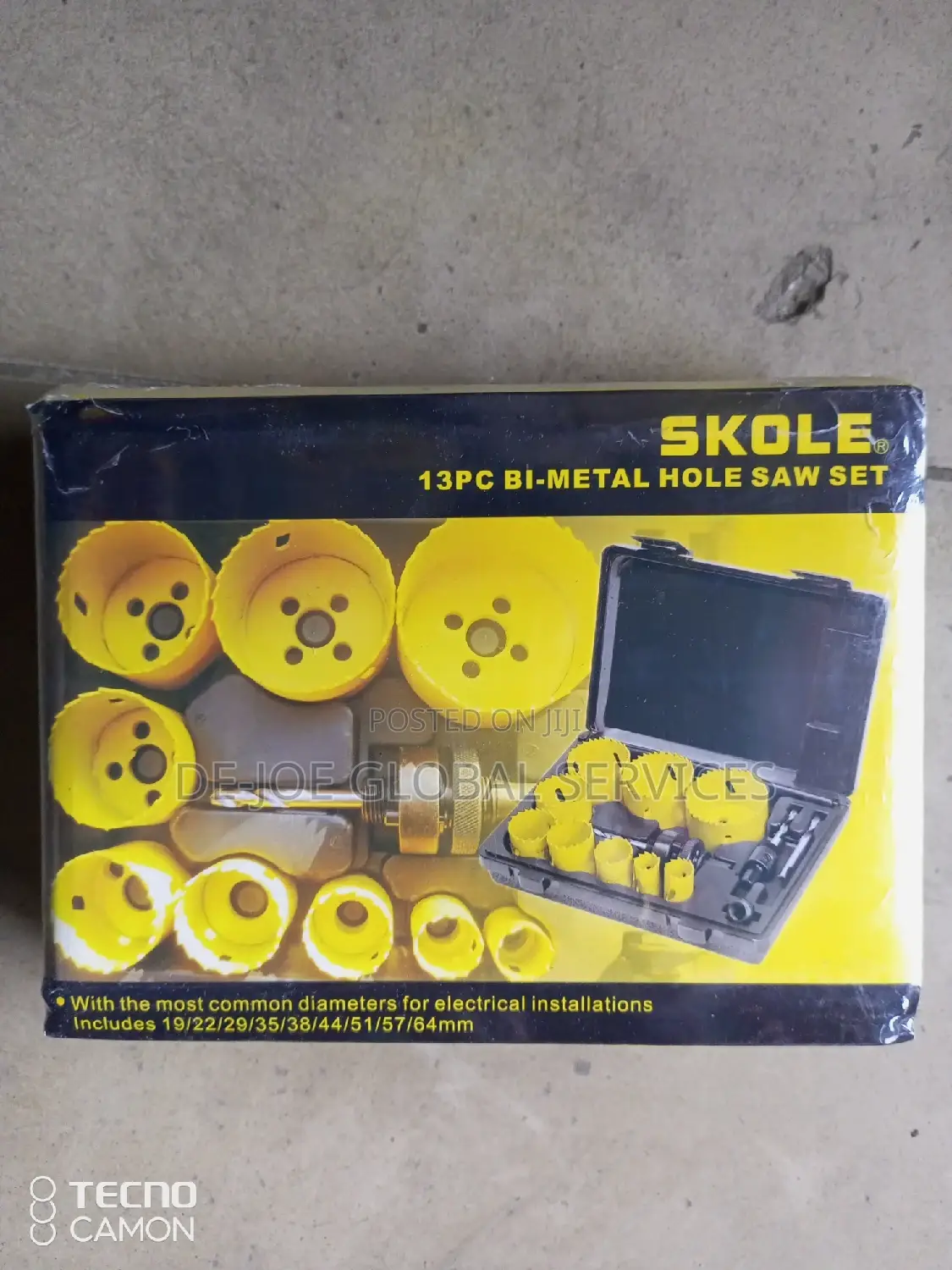 Set of Metal Hole Saw 13pcs (Skole)