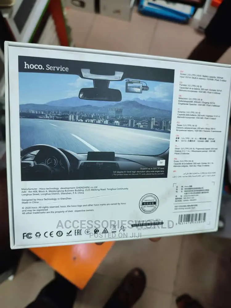 Hoco D107 Dual Cameras Driving Recorder