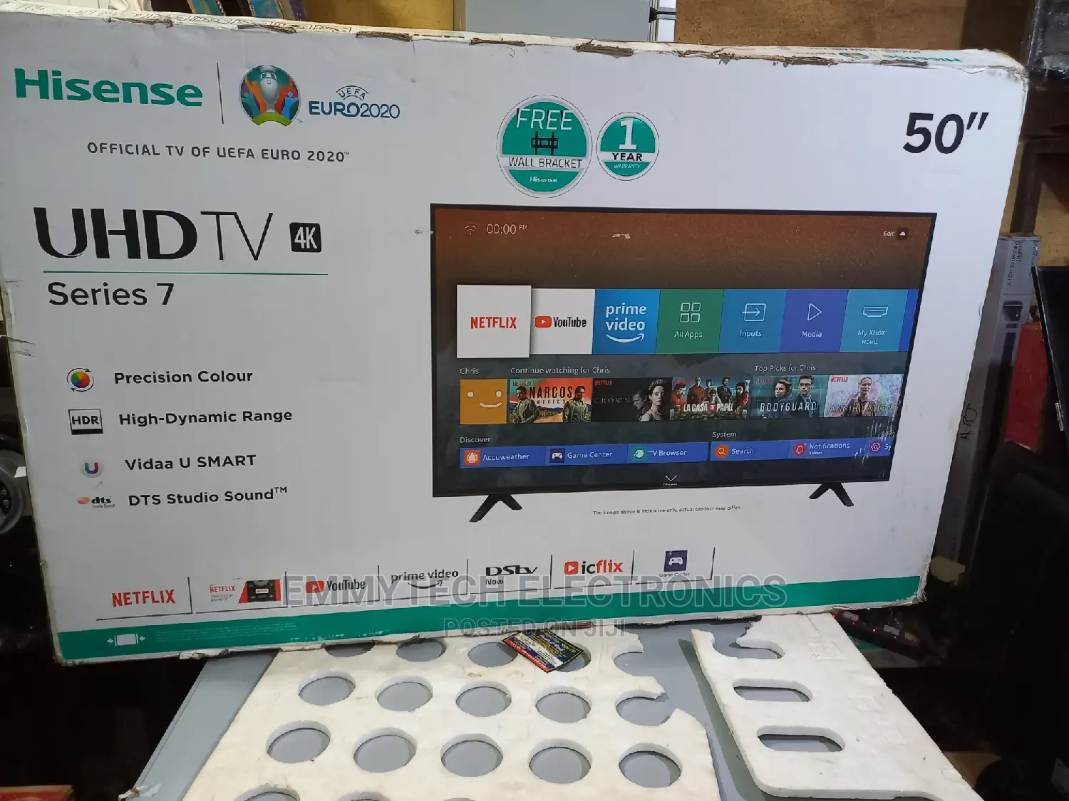 Hisense 50inches 4k Smart Tv