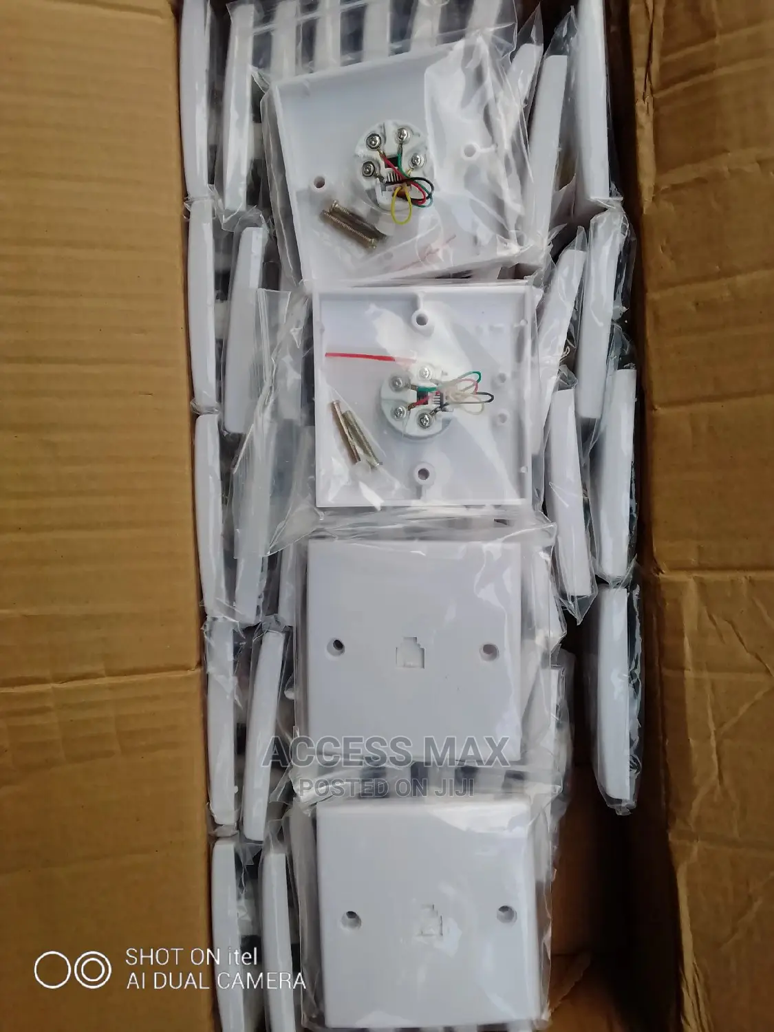 Telephone Sockets. Face Plate. Mouth Rj11 Connector