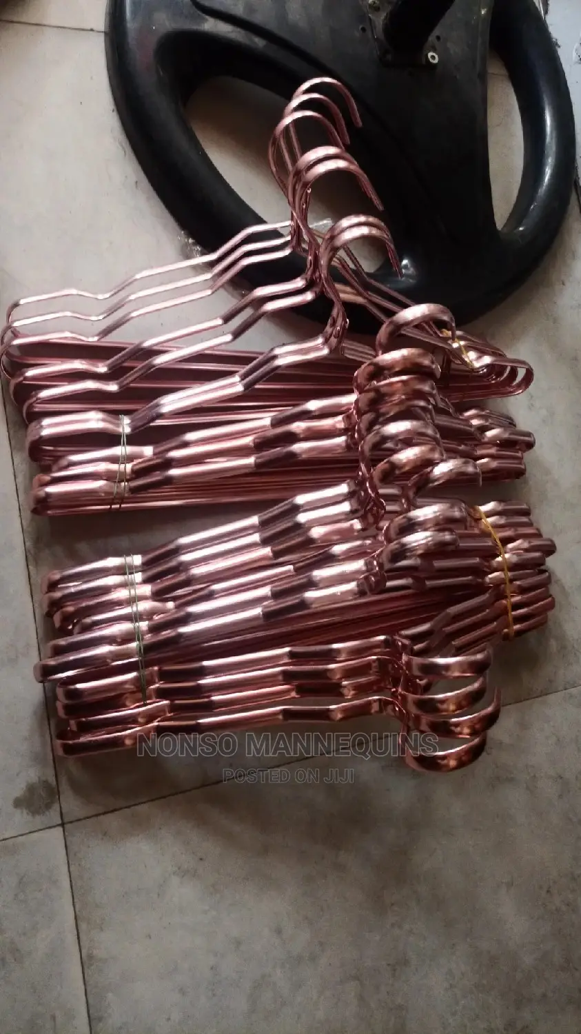 Rose Gold Aryrlic Clothes Hangers