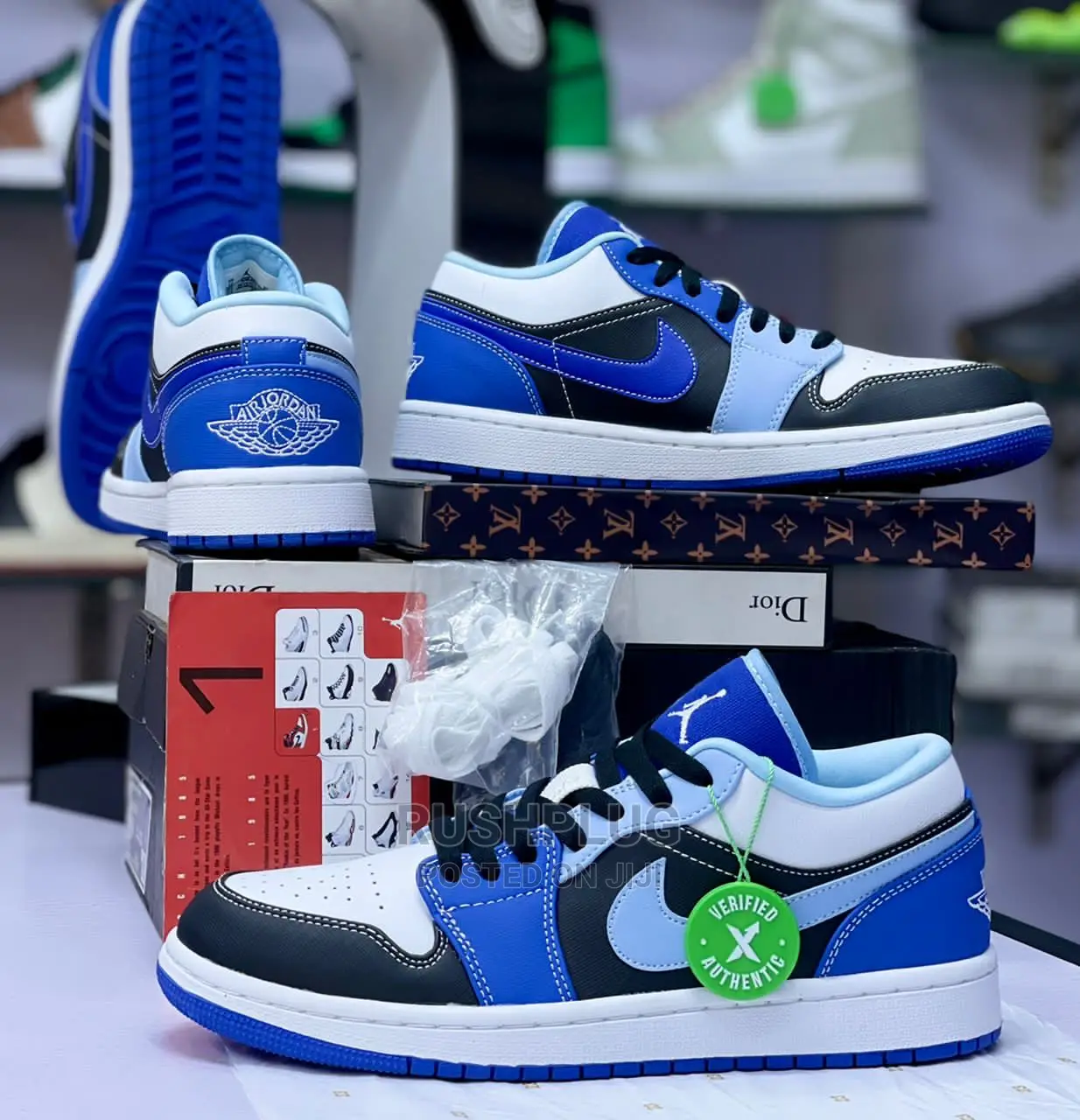 Air Jordan 1 Low ‘ Racer Blue White ’*