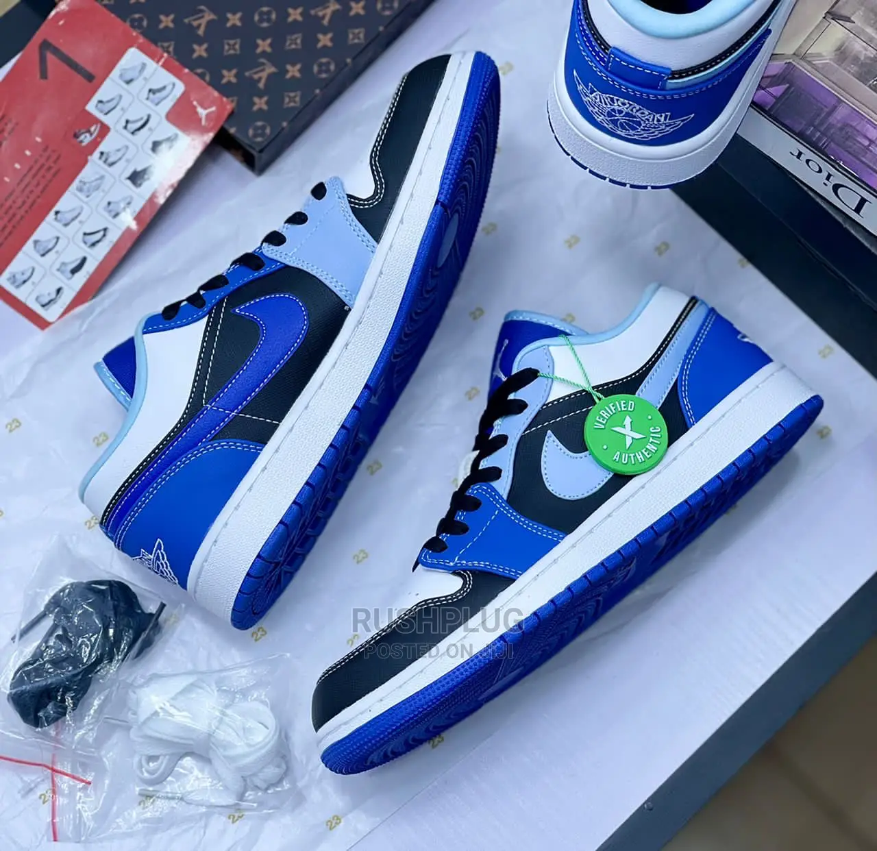 Air Jordan 1 Low ‘ Racer Blue White ’*