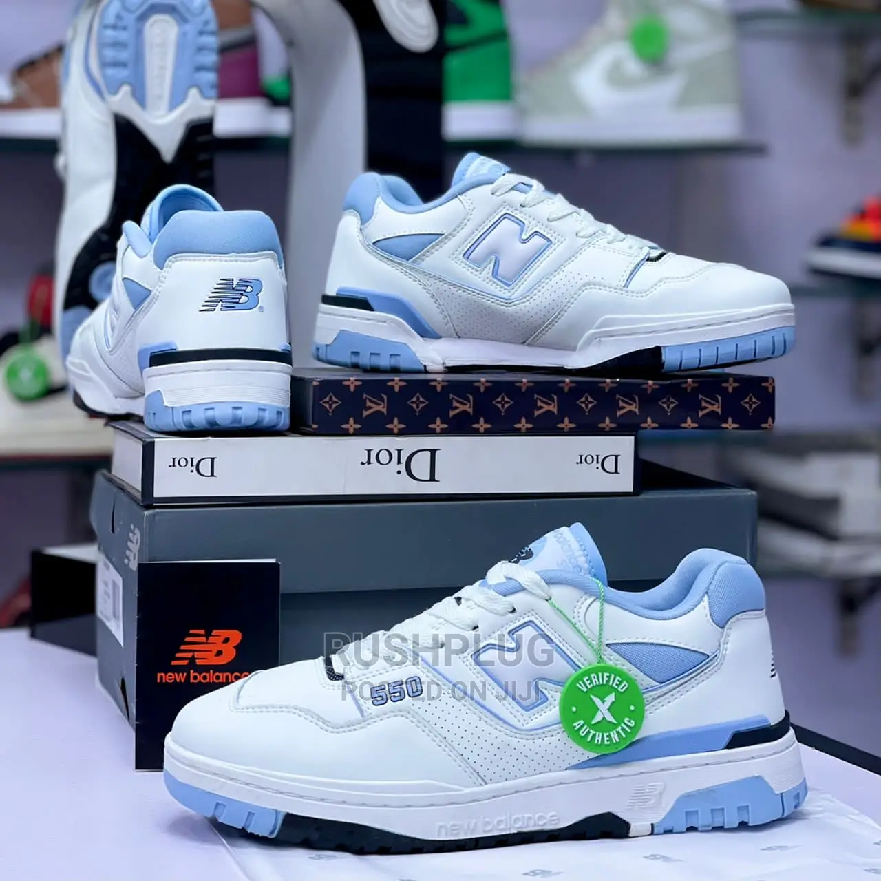 NEW BALANCE 550 UNC ‘ WHITE University / Pale / Carolina