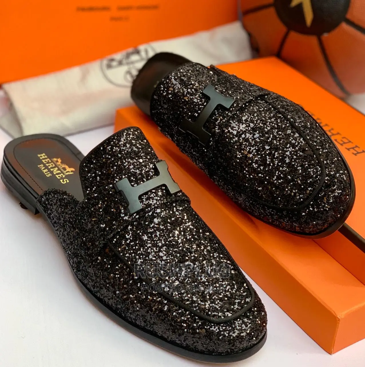 Hermes Luxury Half-Shoe