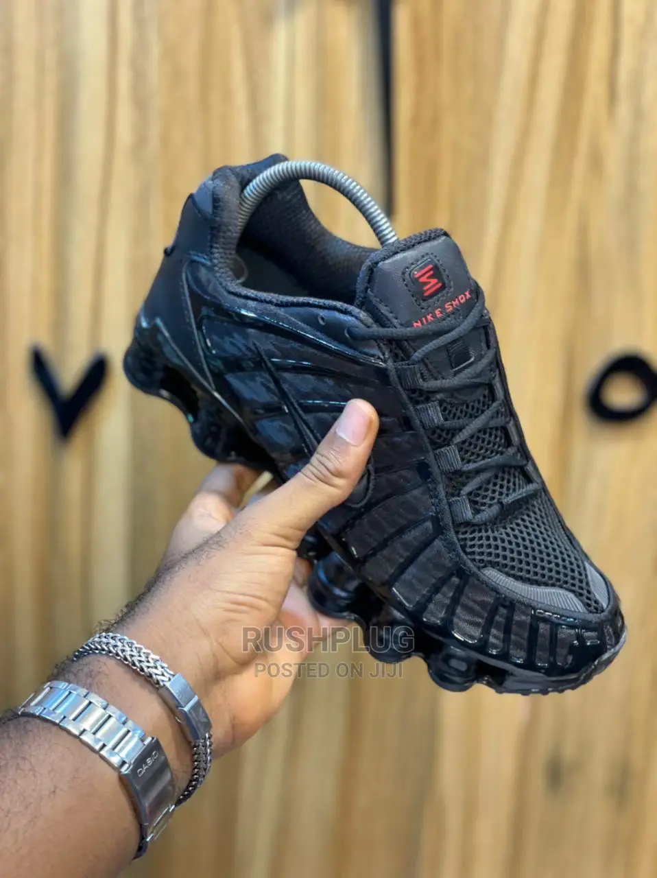 Nike Shox TL Platinum Black!!