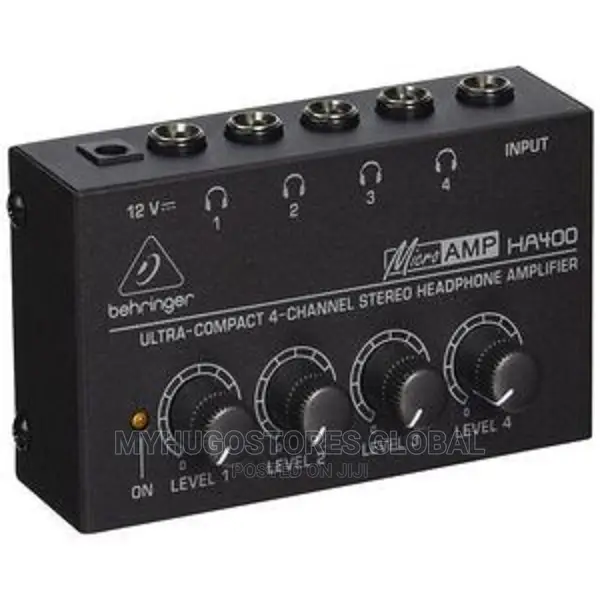 Behringer Ha400 4-Channel Stereo Headphone Amp.