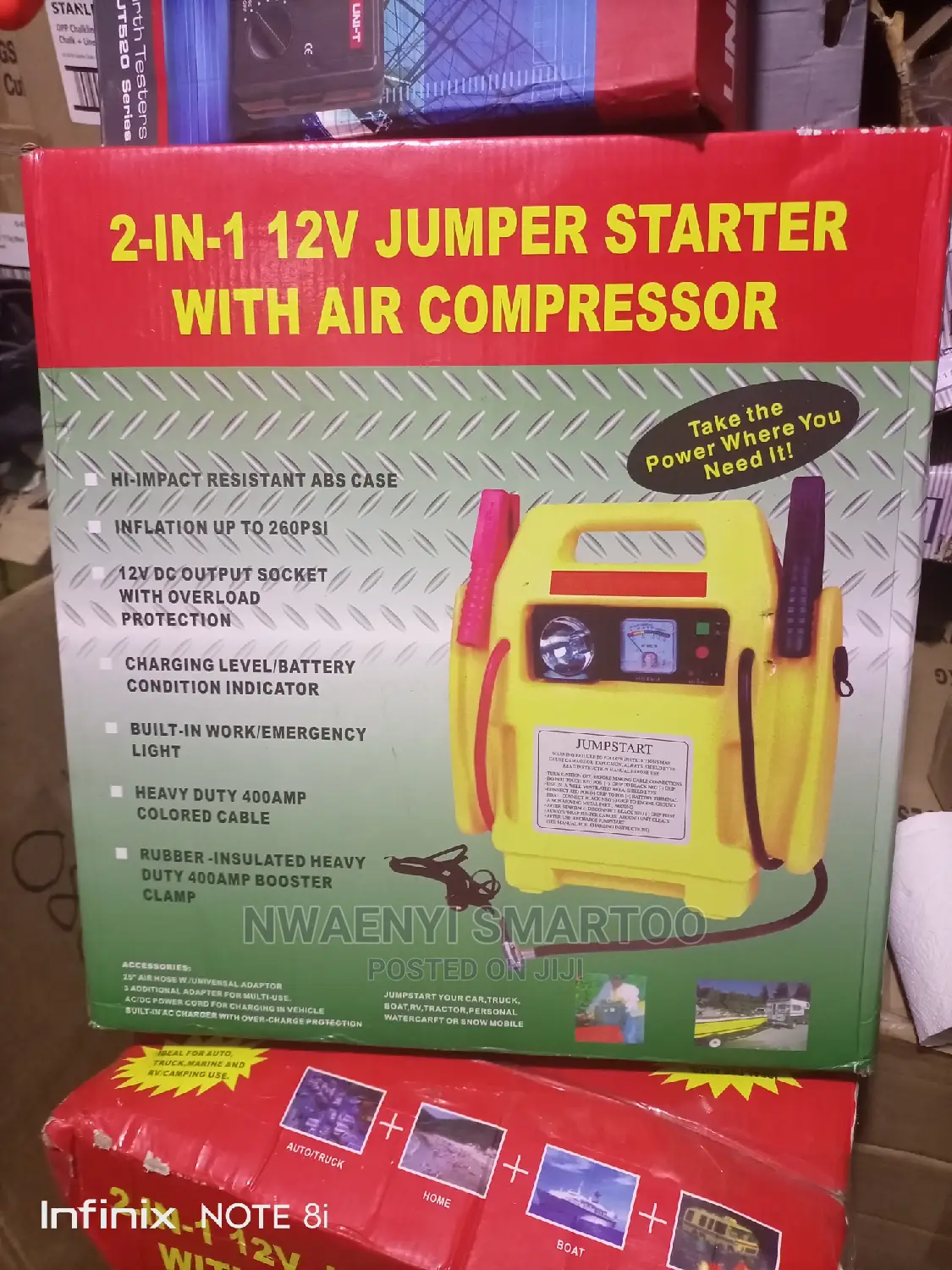 12v Original Jumper Starter Cable