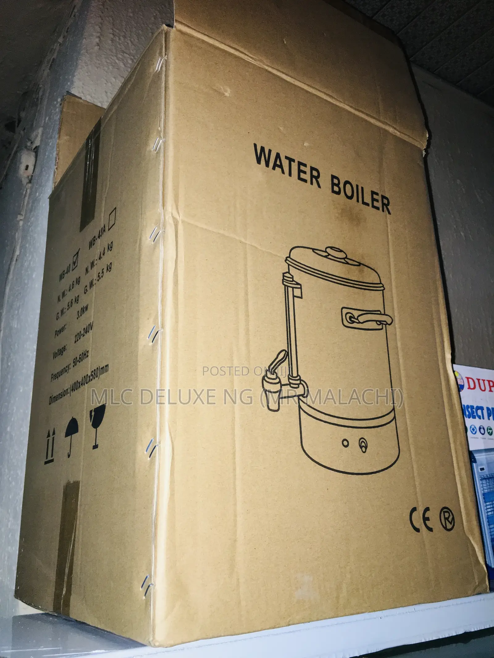 100% Stainless Steel Commercial 40l Water Boiler / Tea Urn