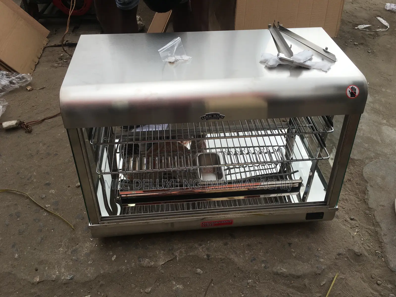 S/S Food Warming Cabinet/Snacks Display Warmers(With Steamer