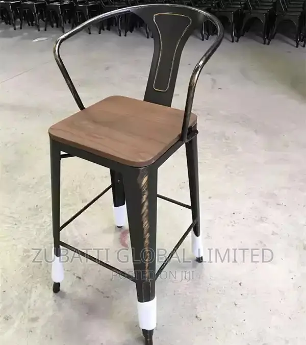 Metal Wooden Barstool