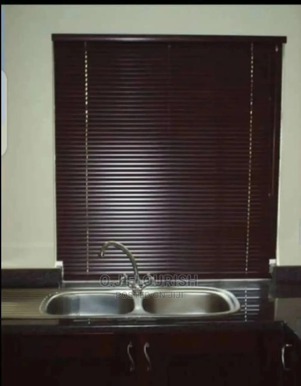 25mm Venetian Coffee Brown Aluminum Window Blind