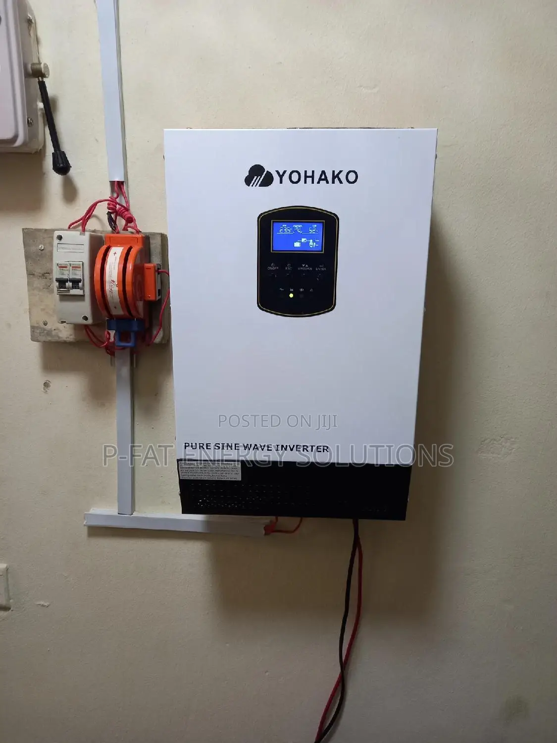 3.5 Kva Inverter 4 Panels 2batteries Installation