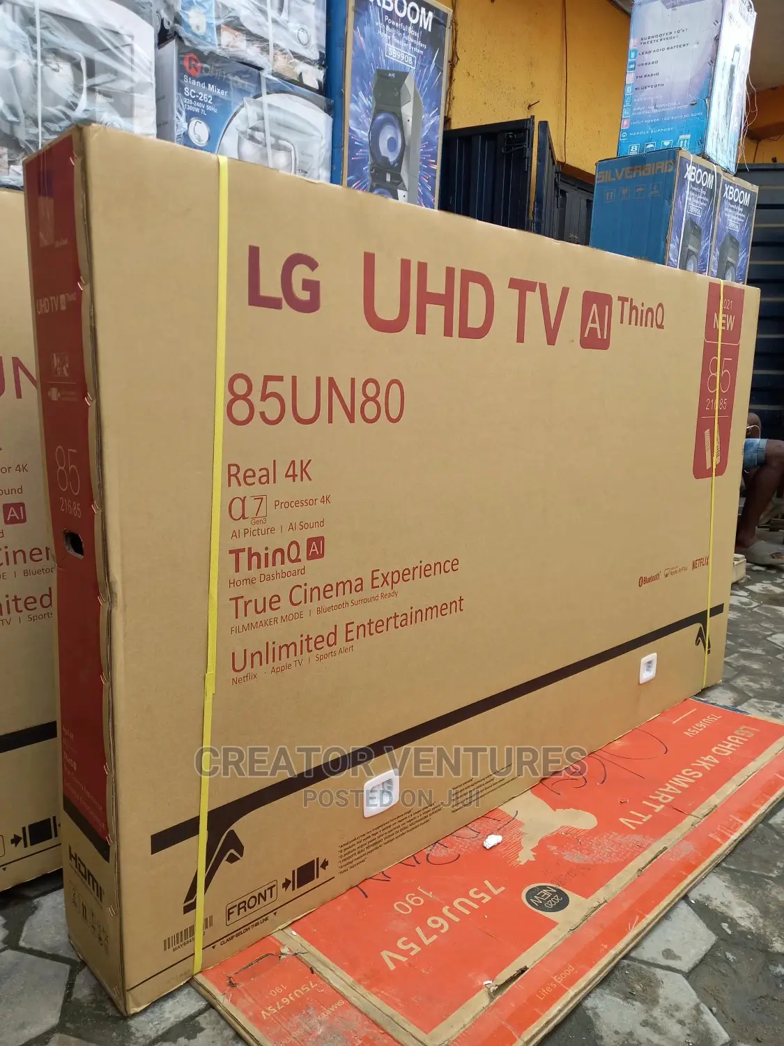 LG 86"Smart Android TV,NETFLIX,PLAYSTORE,BLUETOOTH,USB,2024