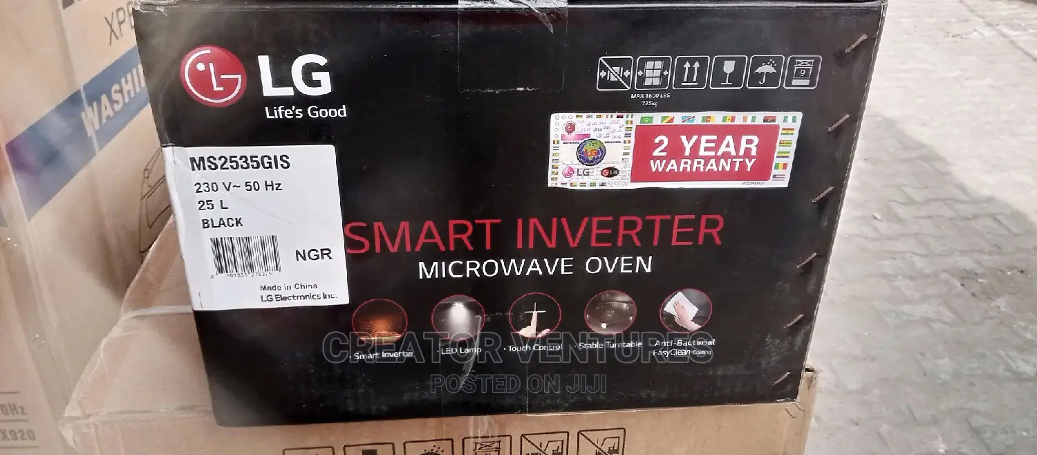 Lg Microwave Smart Inverter,With Low Voltage,Anti-Rust Body.