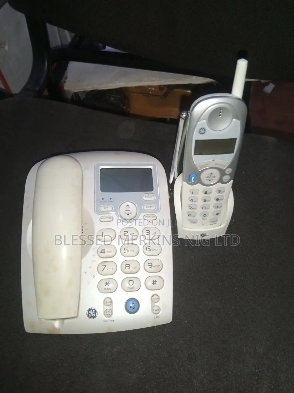 GE CORDLESS HANDSET and Corded Speakerphone
