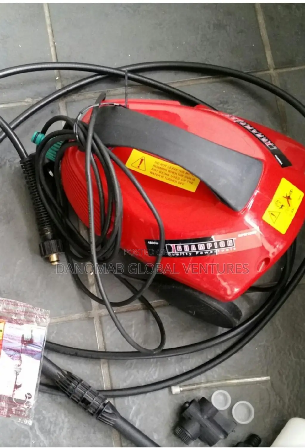 CHAMPION CPW-1500 High Pressure Washer Perfect 4 Private Use