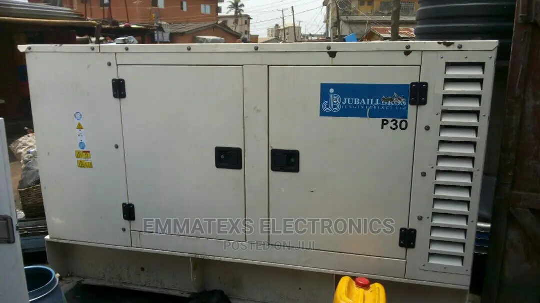 Neatly Used 30kva Jubaili Bros Generator