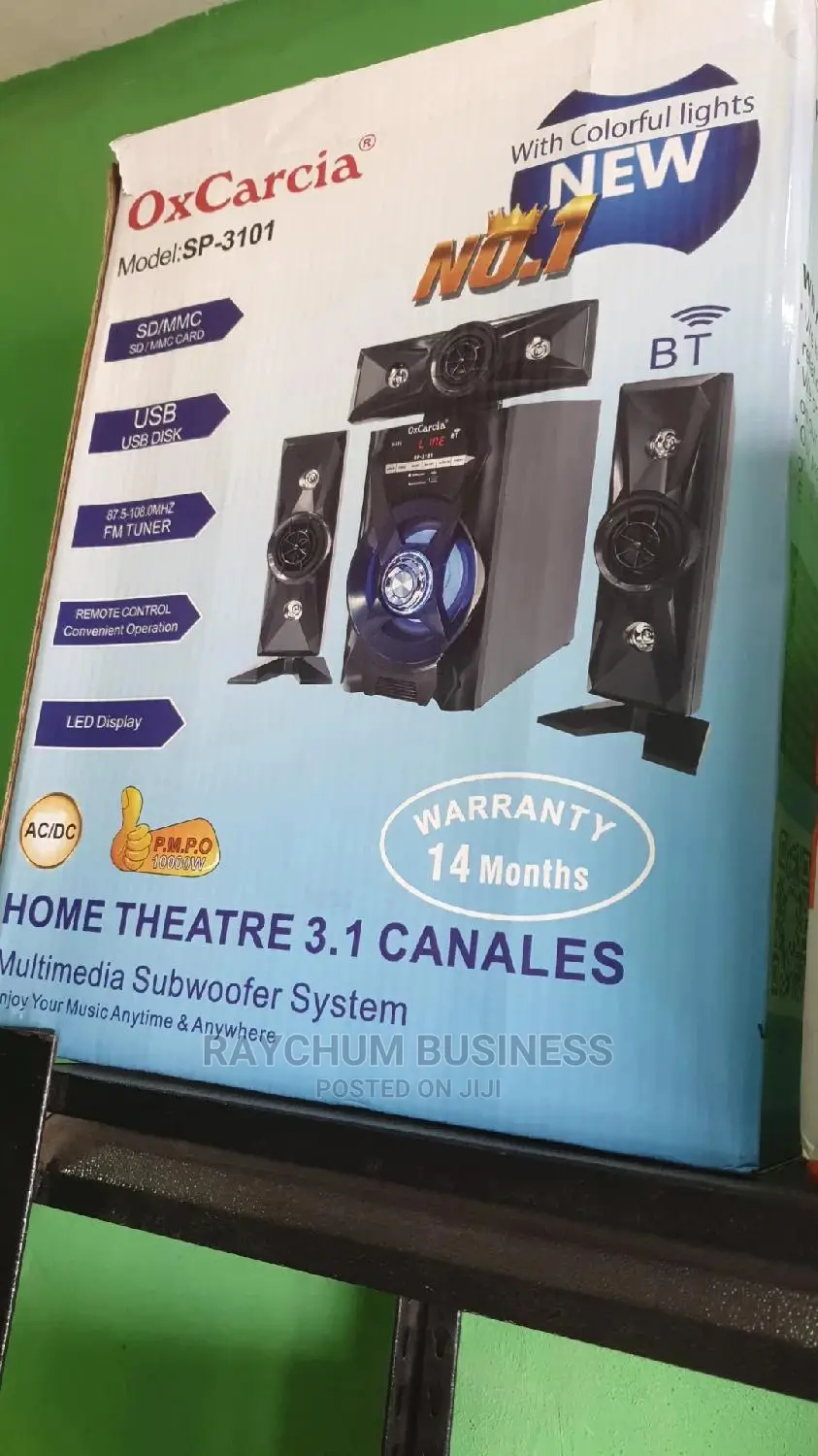 Oxcarcia Home Theater 3.1chinal With Remote