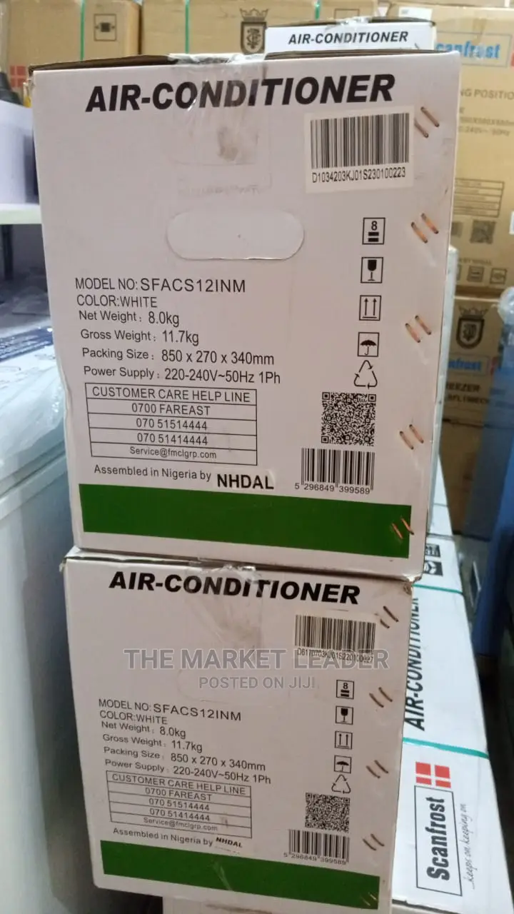 Scanfrost 1.5hp Inverter Split Air Conditioner + Free Kit
