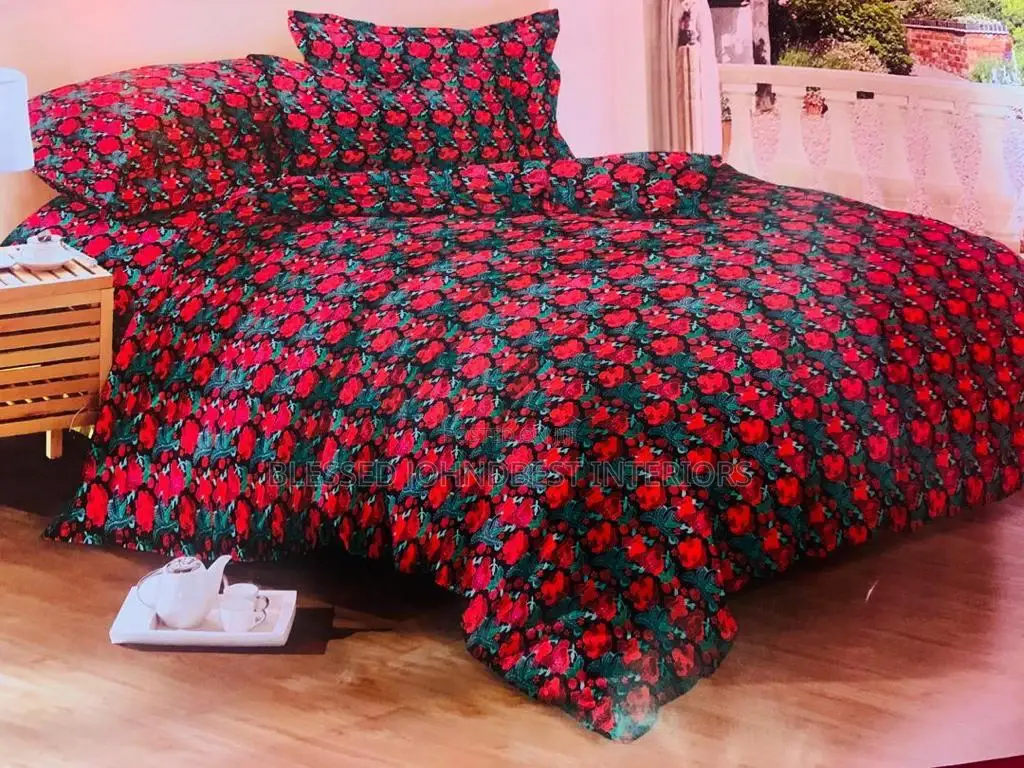 Duvet and Bedsheet With 4 Pillowcases 7/7 Size (Pure Cotton)