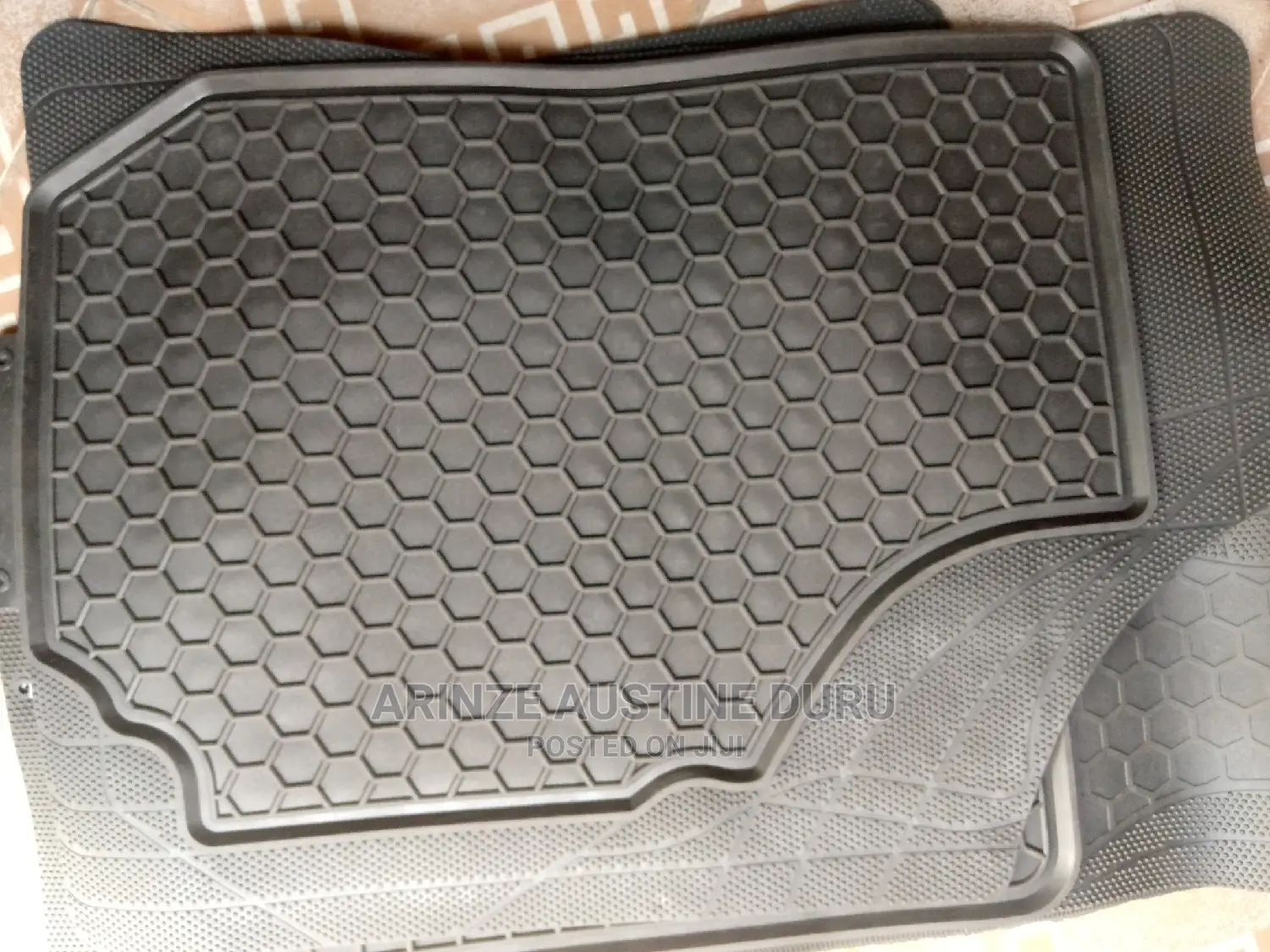 Sienna Footmat Black Rubber