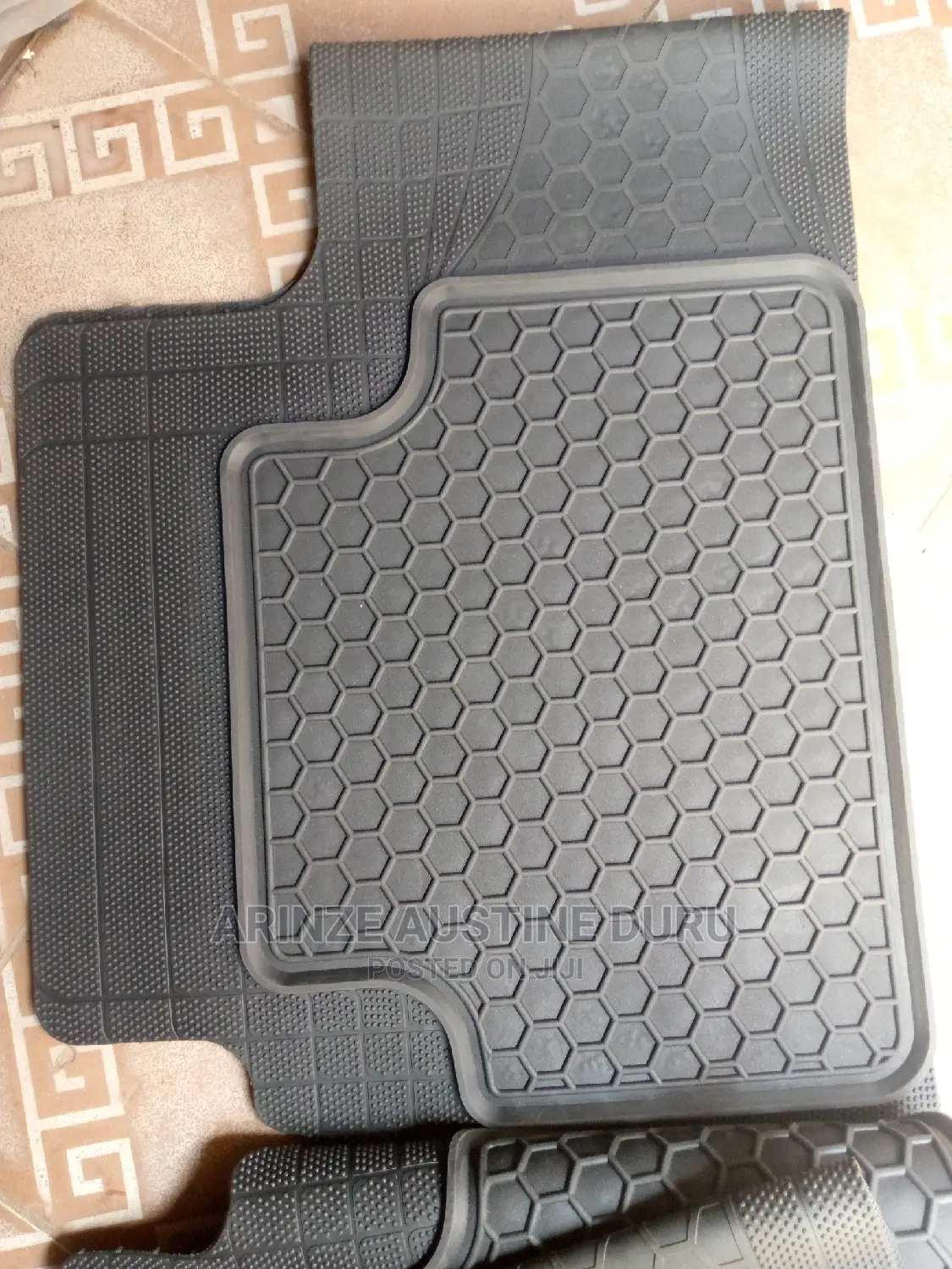 Sienna Footmat Black Rubber